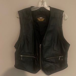 XL Harley-Davidson leather vest